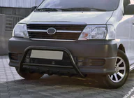 Toyota HiAce Przedni Pałąk WT003 Czarny Stal Nierdzewna zdjęcia 1