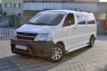 Toyota HiAce Przedni Pałąk WT003 Czarny Stal Nierdzewna zdjęcia 3