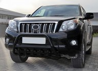 Toyota Land Cruiser Prado 150 2009-2023 Przedni Pałąk WT003 Czarny Stal Nierdzewna zdjęcia 1