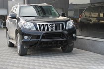 Toyota Land Cruiser Prado 150 2009-2023 Przedni Pałąk WT003 Czarny Stal Nierdzewna zdjęcia 4