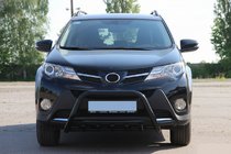 Toyota Rav 4 2013-2018 Przedni Pałąk WT003 Czarny Stal Nierdzewna zdjęcia 6