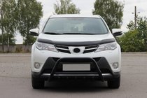 Toyota Rav 4 2013-2018 Przedni Pałąk WT003 Czarny Stal Nierdzewna zdjęcia 1