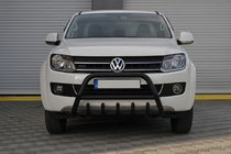 Volkswagen Amarok 2010-2022 Przedni Pałąk WT003 Czarny Stal Nierdzewna zdjęcia 7
