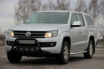 Volkswagen Amarok 2010-2022 Przedni Pałąk WT003 Czarny Stal Nierdzewna zdjęcia 9