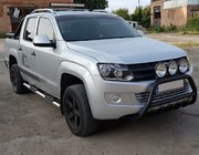 Volkswagen Amarok 2010-2022 Przedni Pałąk WT003 Czarny Stal Nierdzewna zdjęcia 8
