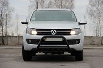 Volkswagen Amarok 2010-2022 Przedni Pałąk WT003 Czarny Stal Nierdzewna zdjęcia 1
