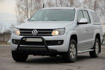 Volkswagen Amarok 2010-2022 Przedni Pałąk WT003 Czarny Stal Nierdzewna zdjęcia 3