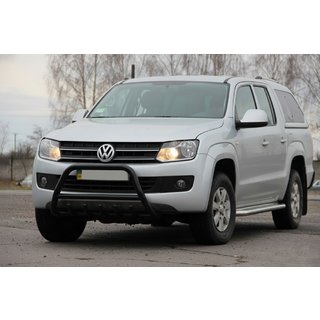 Przedni Pałąk WT003 Czarny Stal Nierdzewna Volkswagen Amarok 2010-2022 zdjęcia 3