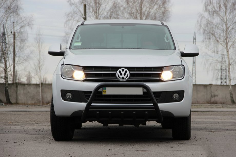 Volkswagen Amarok 2010-2022 Przedni Pałąk WT003 Czarny Stal Nierdzewna Image