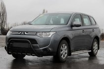 Mitsubishi Outlander 2012-2021 Pałąk Przedni WT004 Czarny (Stal Nierdzewna) zdjęcia 1