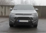 Mitsubishi Outlander 2012-2021 Pałąk Przedni WT004 Czarny (Stal Nierdzewna) zdjęcia 2