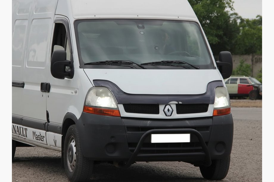 Opel Movano 2004-2010 Przedni Pałąk WT003 Czarny (Stal Nierdzewna) Image