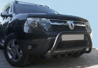 Renault Duster 2008–2017 Pałąk przedni bez napisu WT003 Czarny (nierdzewny) zdjęcia 3