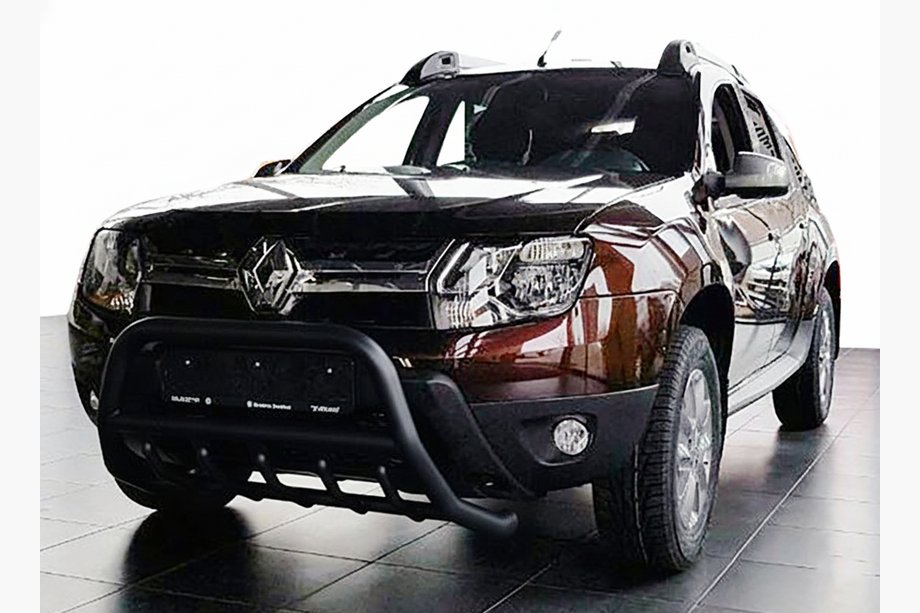 Renault Duster 2008–2017 Pałąk przedni bez napisu WT003 Czarny (nierdzewny) Image