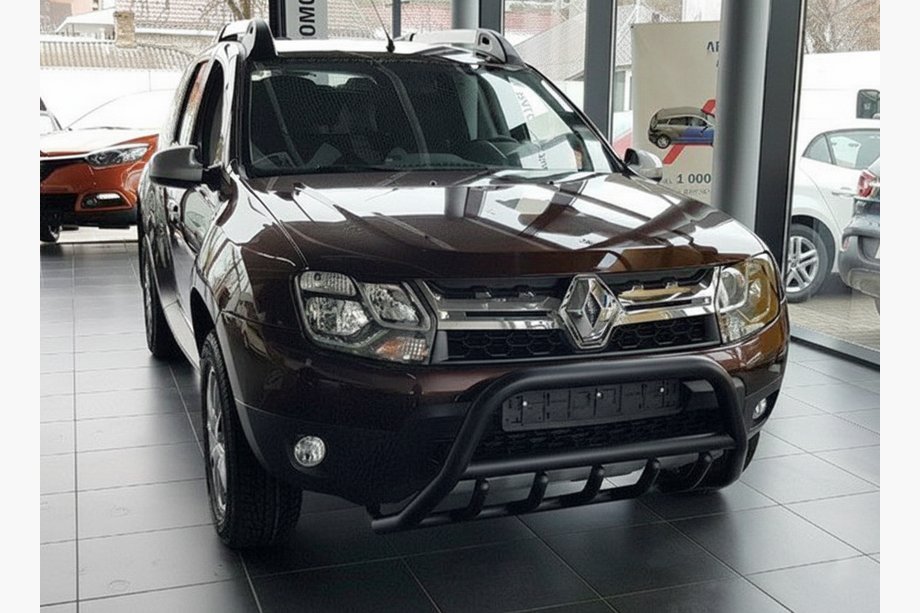 Dacia Duster 2008-2018 Pałąk przedni bez napisu WT003 Czarny (nierdzewny) Zdjęcia 7