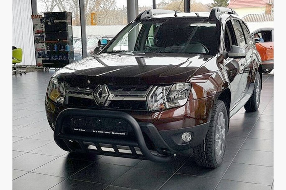 Dacia Duster 2008-2018 Pałąk przedni bez napisu WT003 Czarny (nierdzewny) Zdjęcia 6