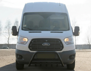 Ford Transit 2014- Pałąk Przedni WT003 Czarny (Stal Nierdzewna) zdjęcia 2