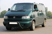Volkswagen T4 Caravelle/Multivan 1990–2003 Pałąk Przedni WT004 Czarny (Stal Nierdzewna) zdjęcia 2