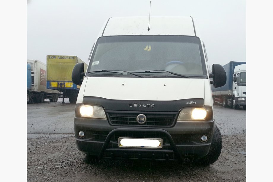 Fiat Ducato 1995-2006 Pałąk Przedni WT003 Czarny (Stal Nierdzewna) Image