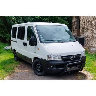 Pałąk Przedni WT003 Czarny (Stal Nierdzewna) Peugeot Boxer 1994-2006 zdjęcia 1