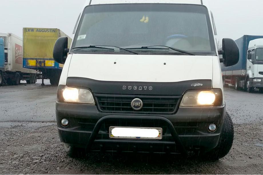 Peugeot Boxer 1994-2006 Pałąk Przedni WT003 Czarny (Stal Nierdzewna) Zdjęcia 2