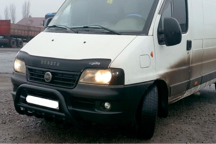 Peugeot Boxer 1994-2006 Pałąk Przedni WT003 Czarny (Stal Nierdzewna) Zdjęcia 3