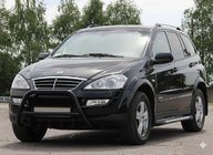 SsangYong Action 2005-2018 Przedni Pałąk WT003 Czarny Stal Nierdzewna zdjęcia 3