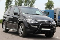 SsangYong Action 2005-2018 Przedni Pałąk WT003 Czarny Stal Nierdzewna zdjęcia 1