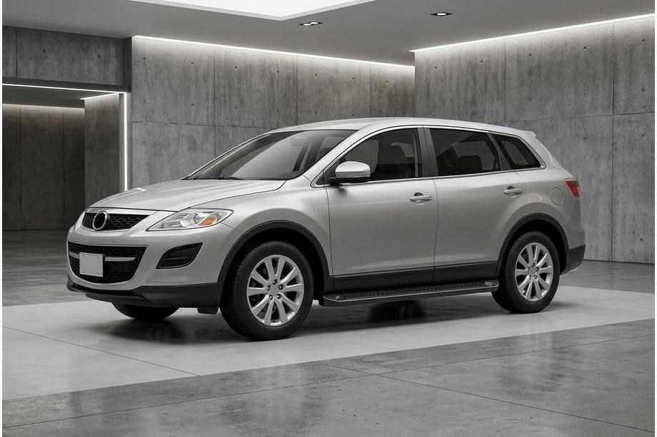 Mazda CX-9 2007-2016 Progi Boczné Allmond Black (2 szt., Aluminium) Image