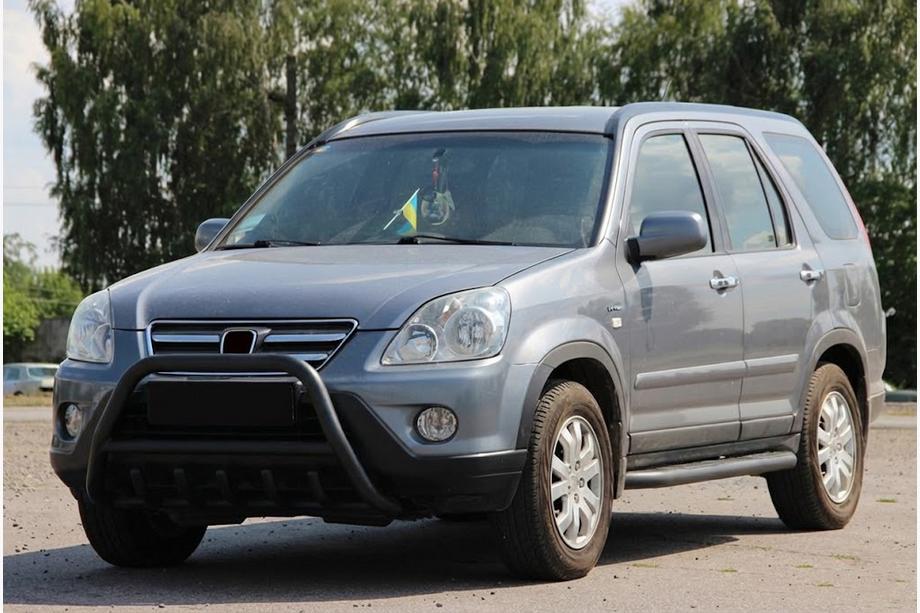 Honda CRV 2001-2006 Pałąk Przedni WT003 Czarny (Stal Nierdzewna) Image