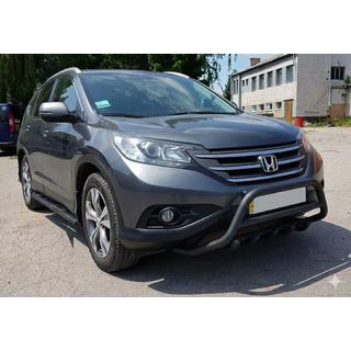 Osłona Przednia WT003 Czarna (Stal Nierdzewna) Honda CRV 2012-2016 zdjęcia 3