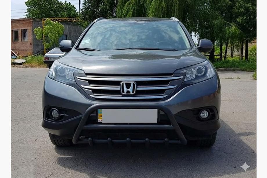 Honda CRV 2012-2016 Osłona Przednia WT003 Czarna (Stal Nierdzewna) Image