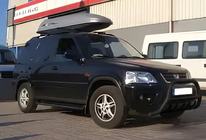 Honda CRV 1996-2001 Pałąk Przedni WT003 Czarny Stal Nierdzewna zdjęcia 3