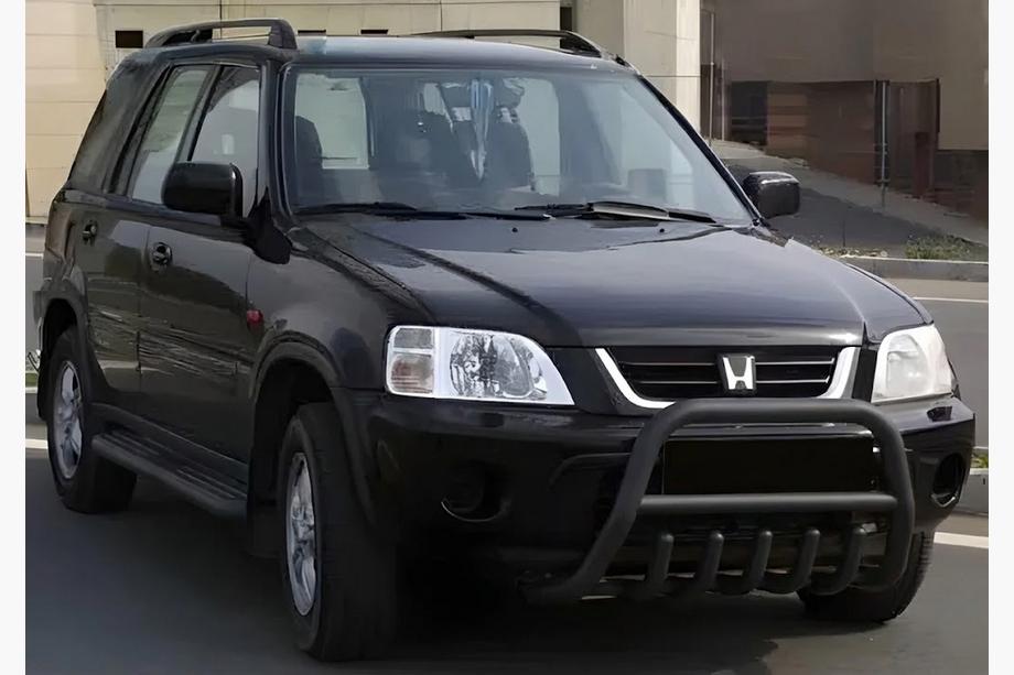 Honda CRV 1996-2001 Pałąk Przedni WT003 Czarny Stal Nierdzewna Image