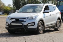Hyundai Santa Fe 3 2012-2018 Przedni Pałąk WT003 Czarny (Stal Nierdzewna) zdjęcia 5