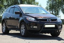 Mazda CX-7 2006-2012 Osłona Przednia WT003 Czarna (Stal Nierdzewna) zdjęcia 4