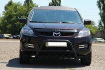Mazda CX-7 2006-2012 Osłona Przednia WT003 Czarna (Stal Nierdzewna) zdjęcia 3