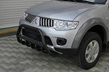 Mitsubishi L200 2006-2015 Pałąk Przedni WT003 Czarny (Stal Nierdzewna) zdjęcia 1