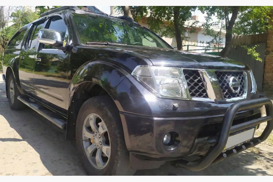 Nissan Pathfinder R51 2005-2014 Przedni Pałąk WT003 Czarny Stal Nierdzewna Image