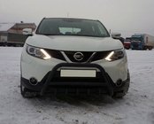Nissan Qashqai 2014-2021 Przedni Pałąk WT003 Czarny Stal Nierdzewna zdjęcia 3