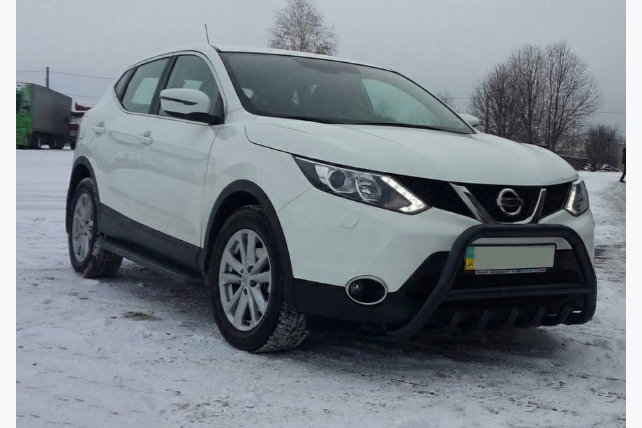 Nissan Qashqai 2014-2021 Przedni Pałąk WT003 Czarny Stal Nierdzewna Image