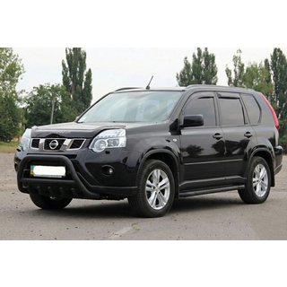 Osłona Przednia WT003 Czarna (Stal Nierdzewna) Nissan X-trail T31 2007-2014 zdjęcia 2