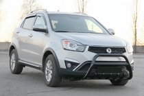 SsangYong Korando 2010-2019 Pałąk Przedni WT003 Czarny (Stal Nierdzewna) zdjęcia 1
