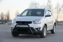 SsangYong Korando 2010-2019 Pałąk Przedni WT003 Czarny (Stal Nierdzewna) zdjęcia 3