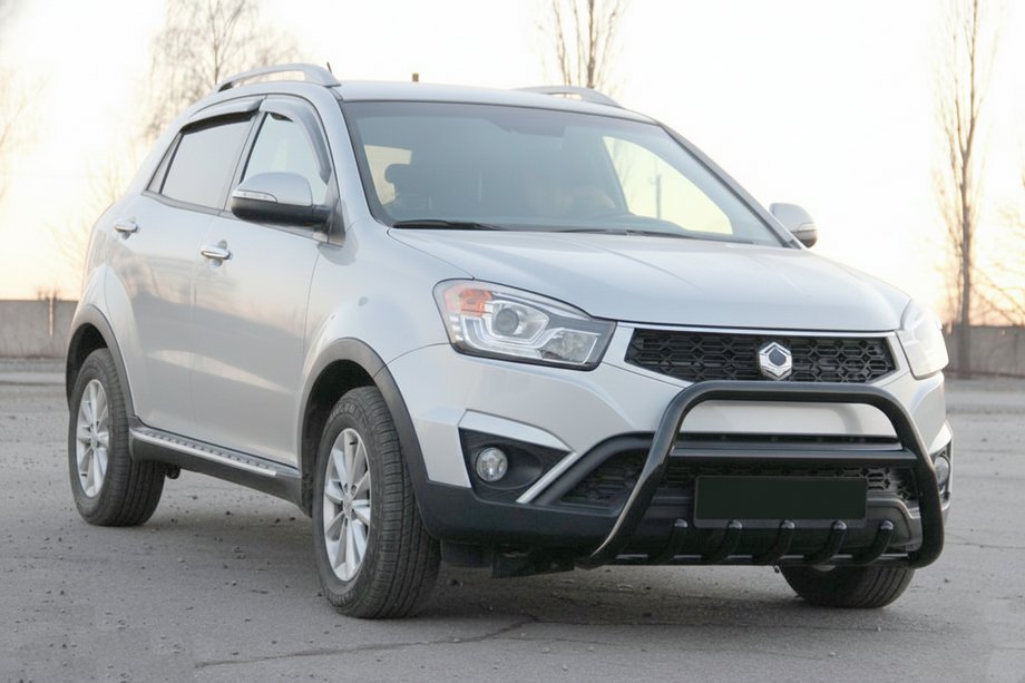 SsangYong Korando 2010-2019 Pałąk Przedni WT003 Czarny (Stal Nierdzewna) Image
