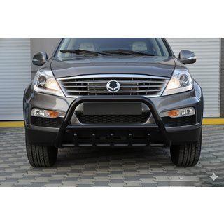 Przedni Pałąk WT003 Czarny Stal Nierdzewna SsangYong Rexton I 2001-2017 zdjęcia 1