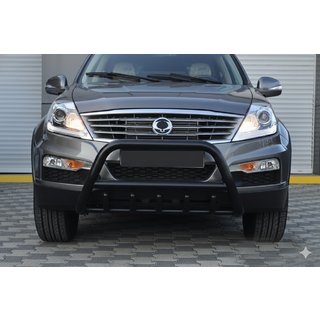 Przedni Pałąk WT003 Czarny Stal Nierdzewna SsangYong Rexton I 2001-2017 zdjęcia 4