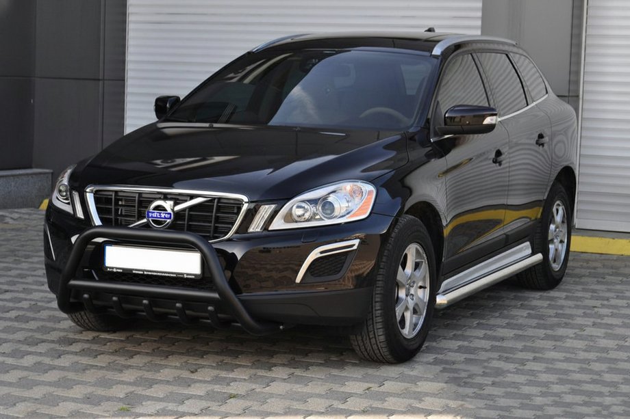 Volvo XC60 2009-2017 Przedni Pałąk WT003 Czarny Stal Nierdzewna Image