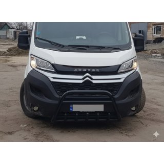 Przedni Pałąk WT003 Czarny (Stal Nierdzewna) Citroen Jumper 2007-2025 zdjęcia 3