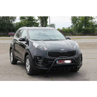 Przedni Pałąk WT003 Czarny Stal Nierdzewna Kia Sportage 2015-2021 zdjęcia 3